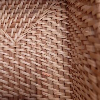 《値下げ》無印良品　ラタン　カゴ　2個セットの画像