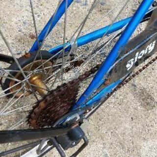 27インチ。自転車。難あり。の画像