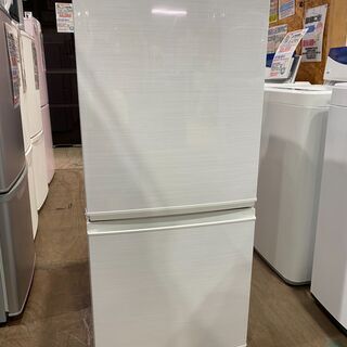 【愛品館市原店】SHARP 2020年製 137L 2ドア冷蔵庫 SJ-D14F-W 【愛市IR】