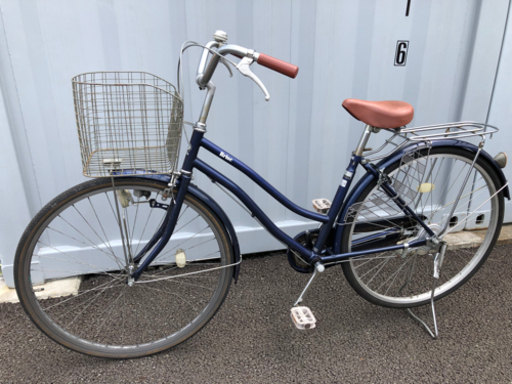 No.207【ノーマルライト,変速なし】★激安★ 中古自転車 ママチャリ  27インチ 軽整備済み 安い 防犯登録 町田市 麻生区 神奈川