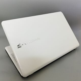 新品高速SSD搭載 ホワイト色 ノートパソコン 中古美品 Windows10 16型ワイド 東芝 TX/77MWH Core i5 4GB Blu-ray 無線 Office済の画像