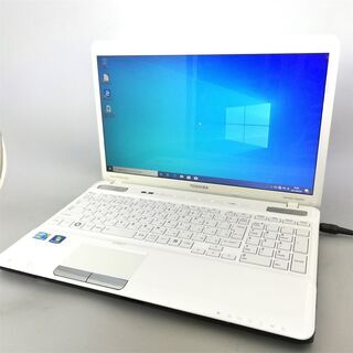 新品高速SSD搭載 ホワイト色 ノートパソコン 中古美品 Win...