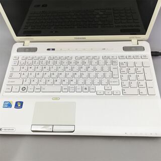 新品高速SSD搭載 ホワイト色 ノートパソコン 中古美品 Windows10 16型ワイド 東芝 TX/77MWH Core i5 4GB Blu-ray 無線 Office済の画像