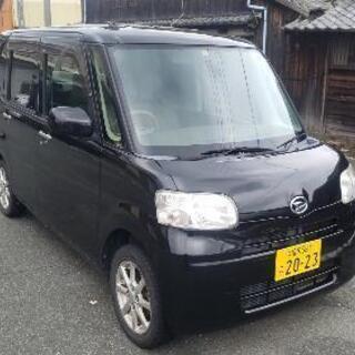 人気のタント！車検満タン！黒！アイドリングストップ！エコ！Bluetoothナビ付きの画像