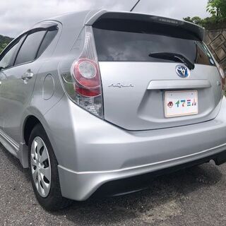 鹿児島市より！H25　トヨタ　アクア！車検R4年11/15まで！格安！の画像