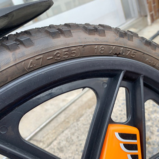 18インチ　子供自転車　男の子　補助輪付きの画像