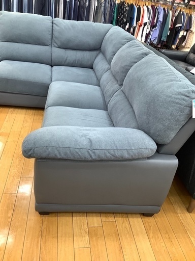 ニトリ　ウォール　コーナーソファー　グレー　幅235cm 高さ90cm 奥行195cm