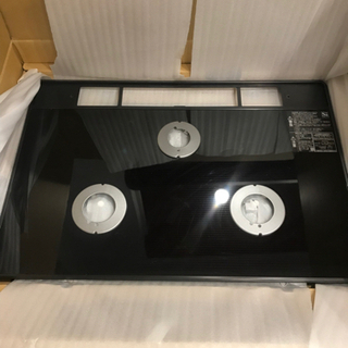 【受付終了】リンナイ　システムキッチン用ガスビルトインコンロ　R3734C1W1V132Aの画像