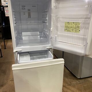 愛品館市原店】SHARP 2018年製 137L 2ドア冷蔵庫 SJ-D14D-W 【愛市IR】