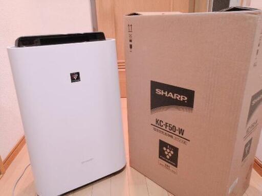 空気清浄機　加湿機能付　SHARP KC-F50-W　2017年製　美品