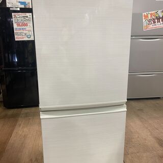 【愛品館市原店】SHARP 2020年製 137L 2ドア冷蔵庫 SJ-D14F-W 【管理IR013185-105】