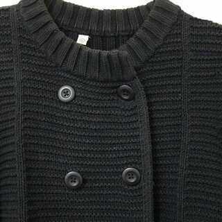 ユニクロ　コットンカーディガン五分袖の画像