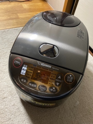 今年購入の炊飯器　一升炊き　美品です