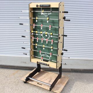 T605) ★美品★ テーブルサッカー 8本ロッド 折りたたみ サッカーボード ボードゲーム サッカー盤