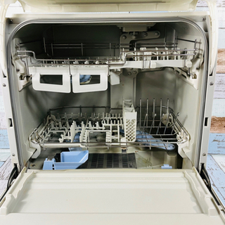 Panasonic エコナビ 食器洗い乾燥機 NP-TR3-W 分岐水栓付き！の画像