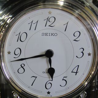 未使用　SEIKO セイコー　置き時計　QZ633　日本製　ホールクロック　置時計の画像