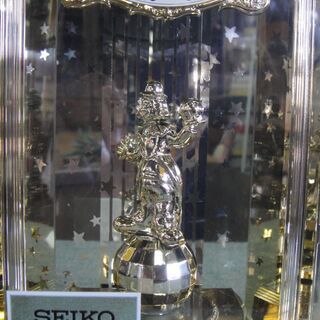 未使用　SEIKO セイコー　置き時計　QZ633　日本製　ホールクロック　置時計の画像