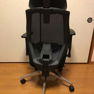 オフィスチェア　オットマン付き　リクライニングの画像