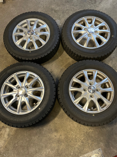 155/70R13 スタッドレス　ICENAVI7 バリ山　軽バンなどに