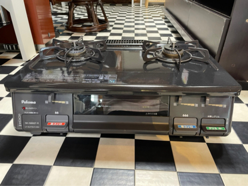 【リサイクルサービス八光　田上店　安心の3か月保証　配達・設置OK】Paloma パロマ NK-N86GT-Ｒ　都市ガス用　右強火