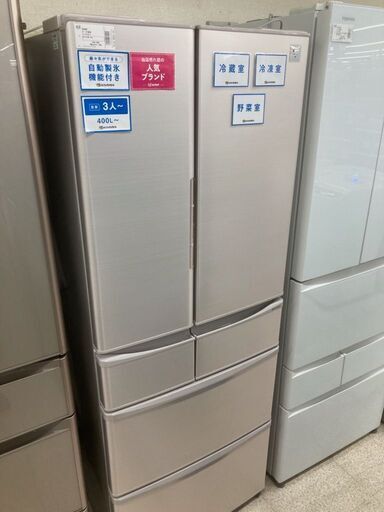 SHARP　6ドア冷蔵庫　SJ-XF44A-C 2015年　440L
