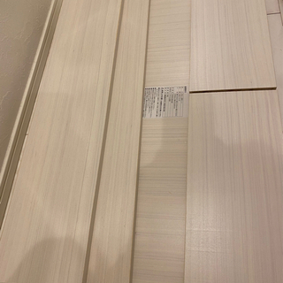 新品　ベッド下収納　ソファー下収納　木製　白　ホワイト
