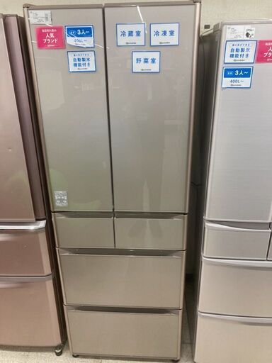 HITACHI 6ドア冷蔵庫　R-XG4300H 2018年　程度Ｂ　430L