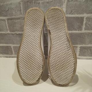  VANS  ホワイト ローファー の画像
