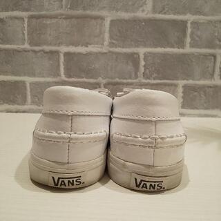  VANS  ホワイト ローファー の画像