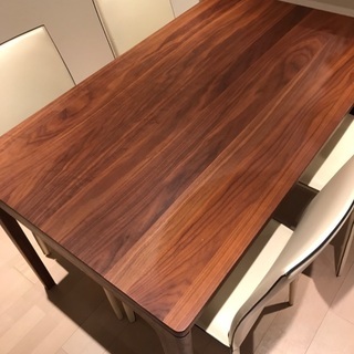 ウォールナット　ダイニングテーブルセット
