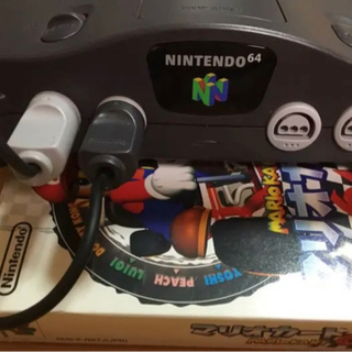 任天堂64 本体 マリオカートの画像