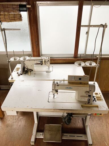 【ジャンク】JUKI ジューキ 工業用ミシン  DDL-5570N ×２台 業務用
