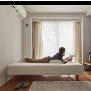 無印良品☆マットレス セミダブルベッド　脚は別売りです 無印 脚付マットレス セミダブル2個セット