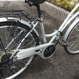 お話し中 折り畳み自転車 26インチシマノ製６段ギアオートライト付きの画像