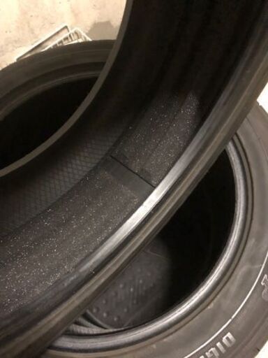 ダンロップ 235/50R17 2016年製 アルミ付き  LE MANS 吸音スポンジ入り 夏タイヤ 4本セット 7.0J PCD 114.3 (マルチピッチ) 5穴 ET48