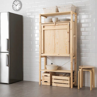 IKEA イケア　イーヴァル　収納棚　折りたたみ式テーブル　定価22490円の画像