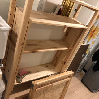 IKEA イケア　イーヴァル　収納棚　折りたたみ式テーブル　定価22490円の画像