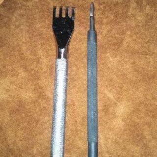 皮革細工材、道具の画像