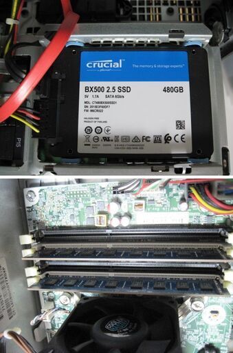 HP ProDisk 600 G1  Win10Pro64- i7-4790-3.60GHz-16G-480G新品SSD-サブHDD1