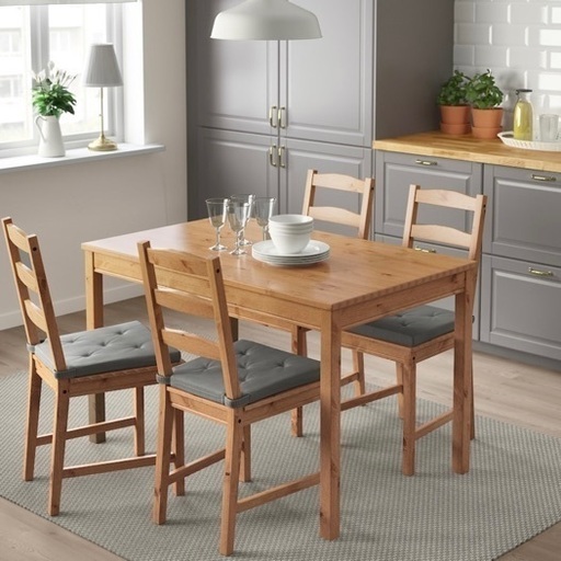 ★受渡可★　ダイニングテーブル　椅子付　JOKKMOKK ヨックモック　IKEA