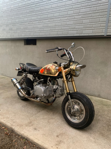 モンキー 国産書付きフレーム+中華エンジン125cc