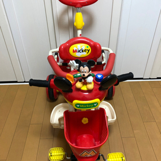 おしゃべりカーゴ三輪車　ミッキー