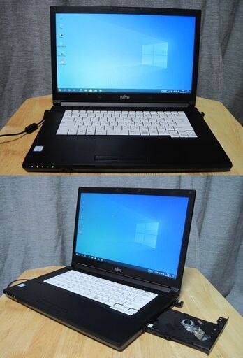 富士通 Lifebook A577R第七世代CPUCore i5-7300U 2.60GHz  8GB  SSD 128GB  Windows10_64bit  DVD-ROM 15インチUSB 無線LAN子機office2019
