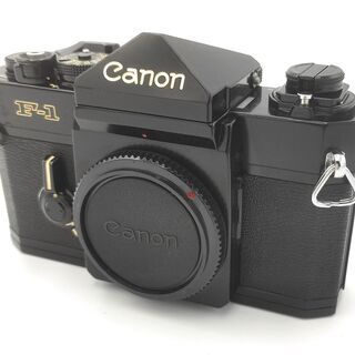 9017 Canon キャノン F-1 ボディ ブラック モルト...