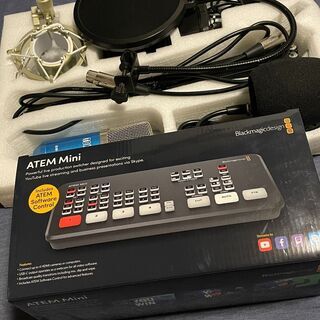 【美品】BlackmagicDesign ATEMmini＋コン...