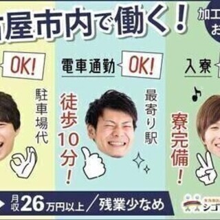 【週払い可】【20代～30代活躍中】【男女活躍中】名古屋市内で働...