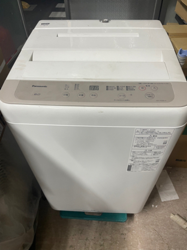 Panasonic 洗濯機 6kg 2020年製