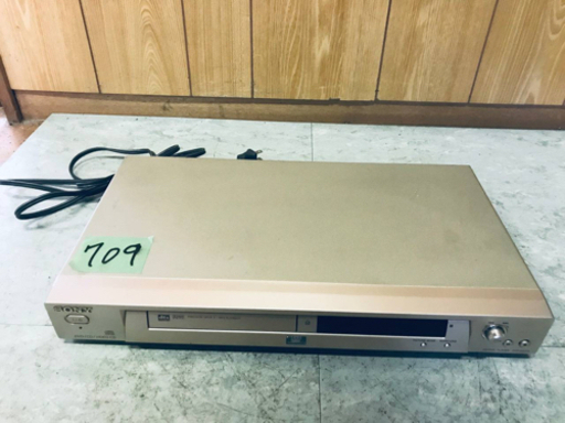 709番✨SONY CD/DVDプレーヤー DVP-NS515‼️