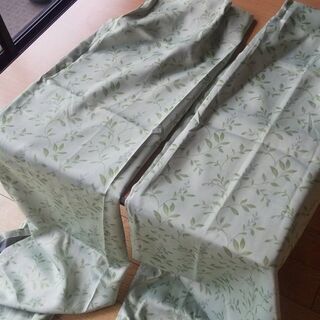 床までのカーテン2枚組