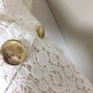 ナチュラルビューティーベーシック レース ワンピース Sの画像